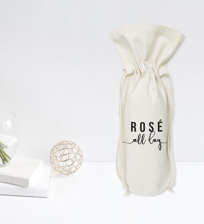 Bottle Cover and Gift Bag with Sayings